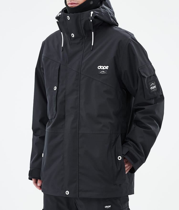 Adept Snowboardjakke Herre Black Renewed, Bilde 7 av 9