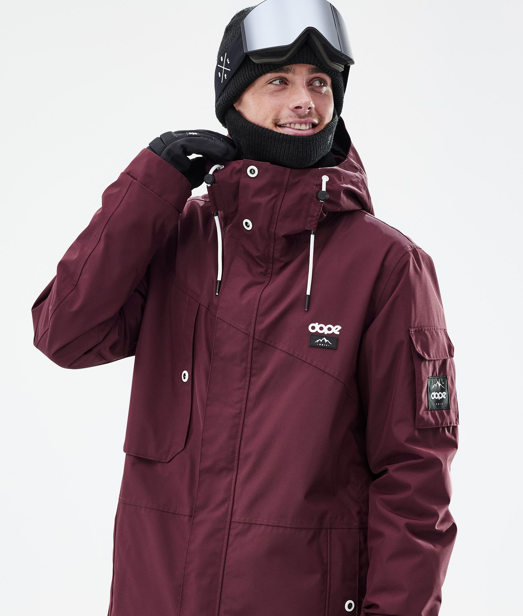 Burgundy snowboard sale jacket