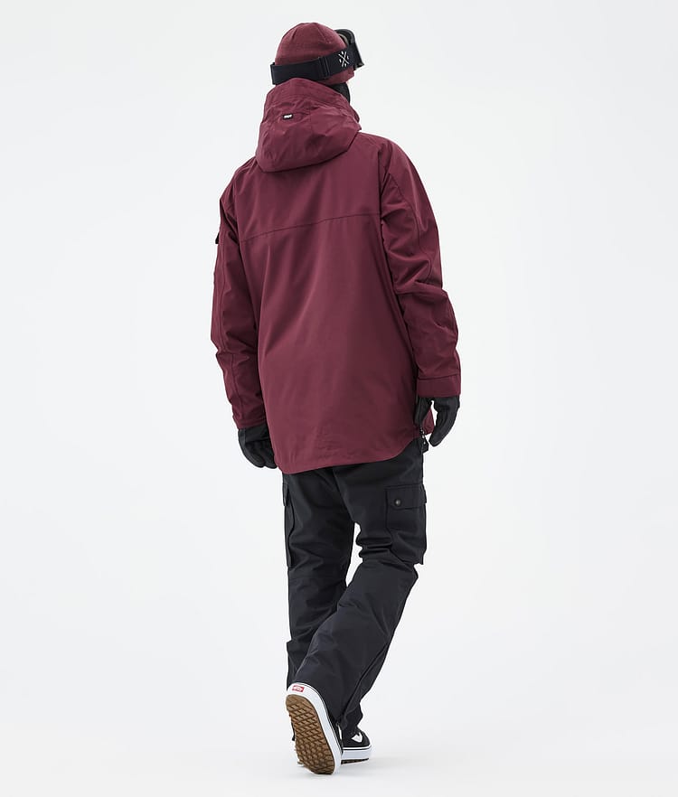 Akin Snowboard Jacket Men Burgundy, Image 5 of 9