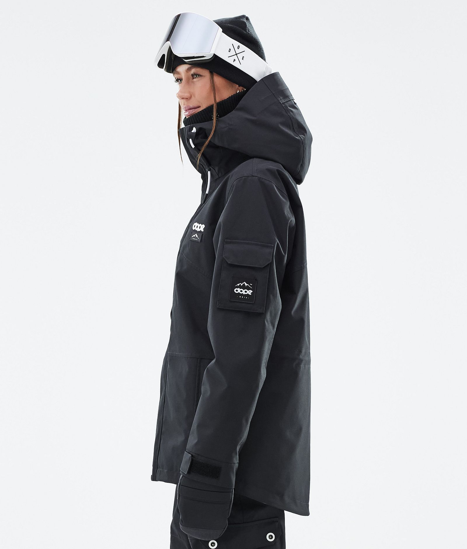 Adept W Snowboardjakke Dame Black Renewed, Bilde 5 av 9