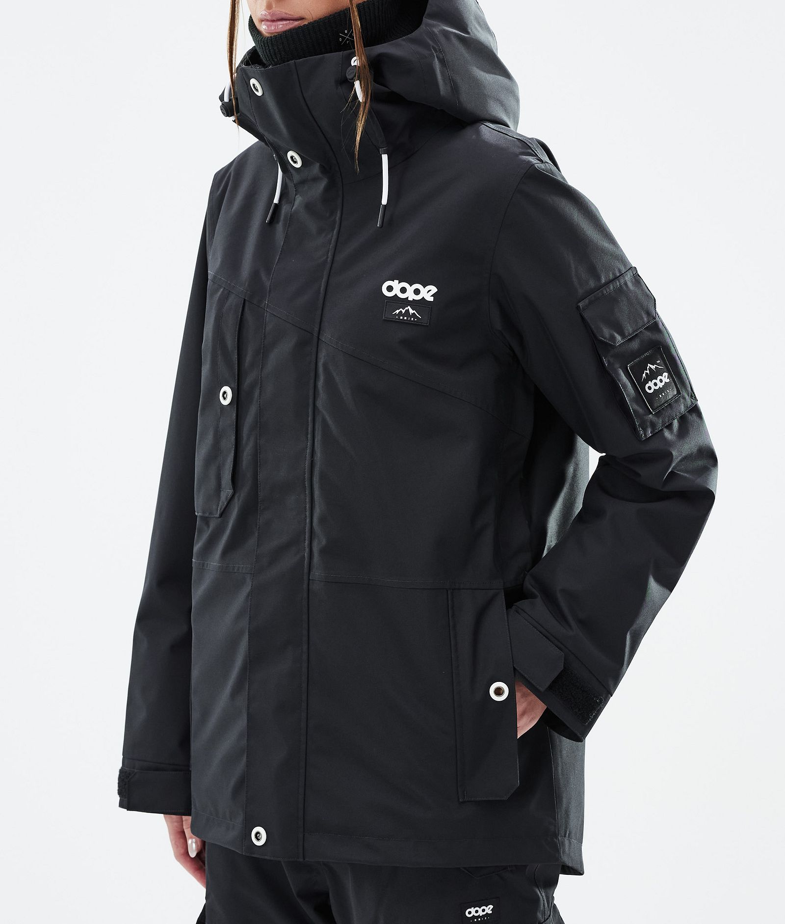 Adept W Snowboardjacke Damen Black, Bild 7 von 9