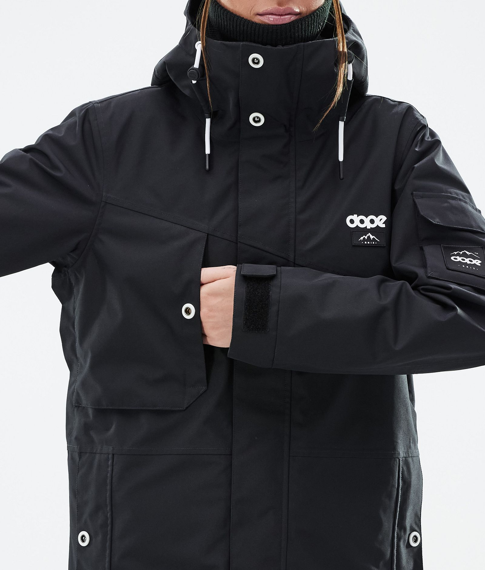 Adept W Snowboardjacke Damen Black, Bild 8 von 9