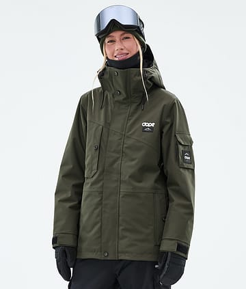 Dope Snow Adept W Snowboard Jacket Women Olive Green
