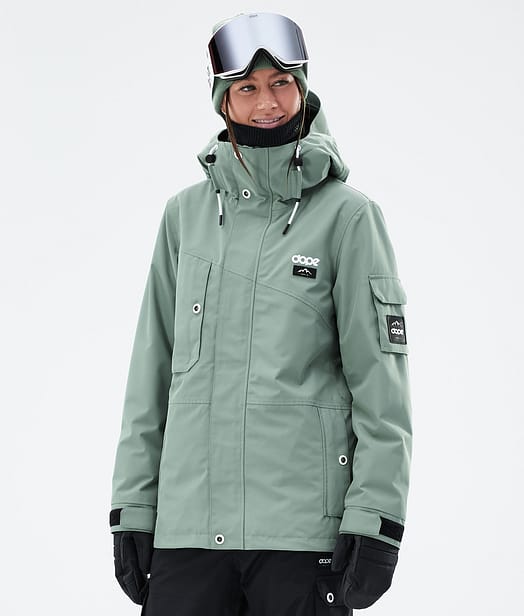 Adept W Ski Jacket Women Faded Green