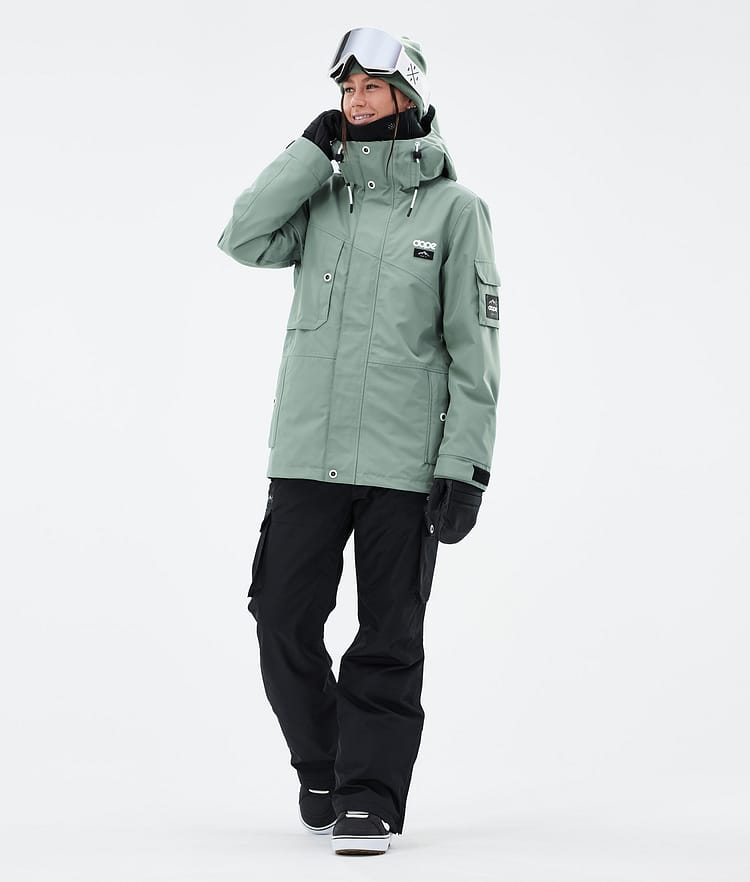 Adept W Snowboardjacke Damen Faded Green Renewed, Bild 2 von 9