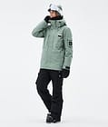 Adept W Skijacke Damen Faded Green, Bild 2 von 9