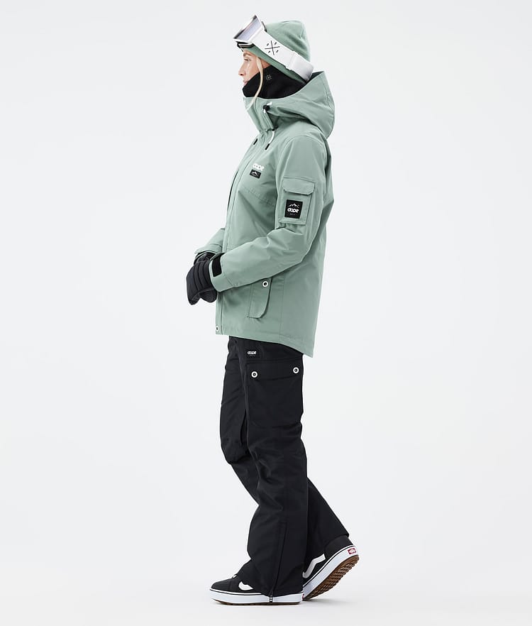 Adept W Snowboard Jacket Women Faded Green, Image 4 of 9