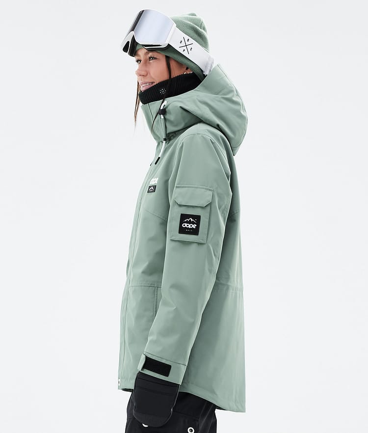 Adept W Ski Jacket Women Faded Green, Image 5 of 9