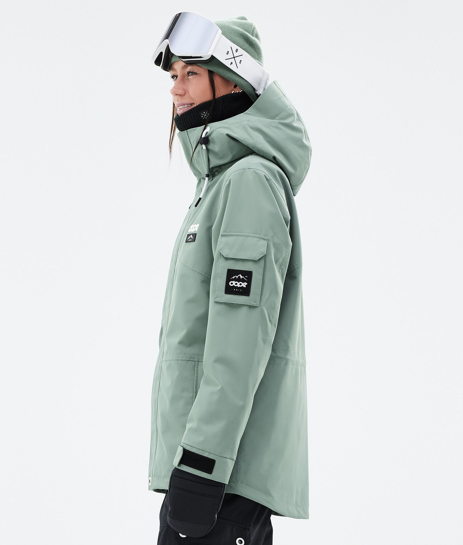 Adept W Veste Snowboard Femme Faded Green, Image 5 sur 9