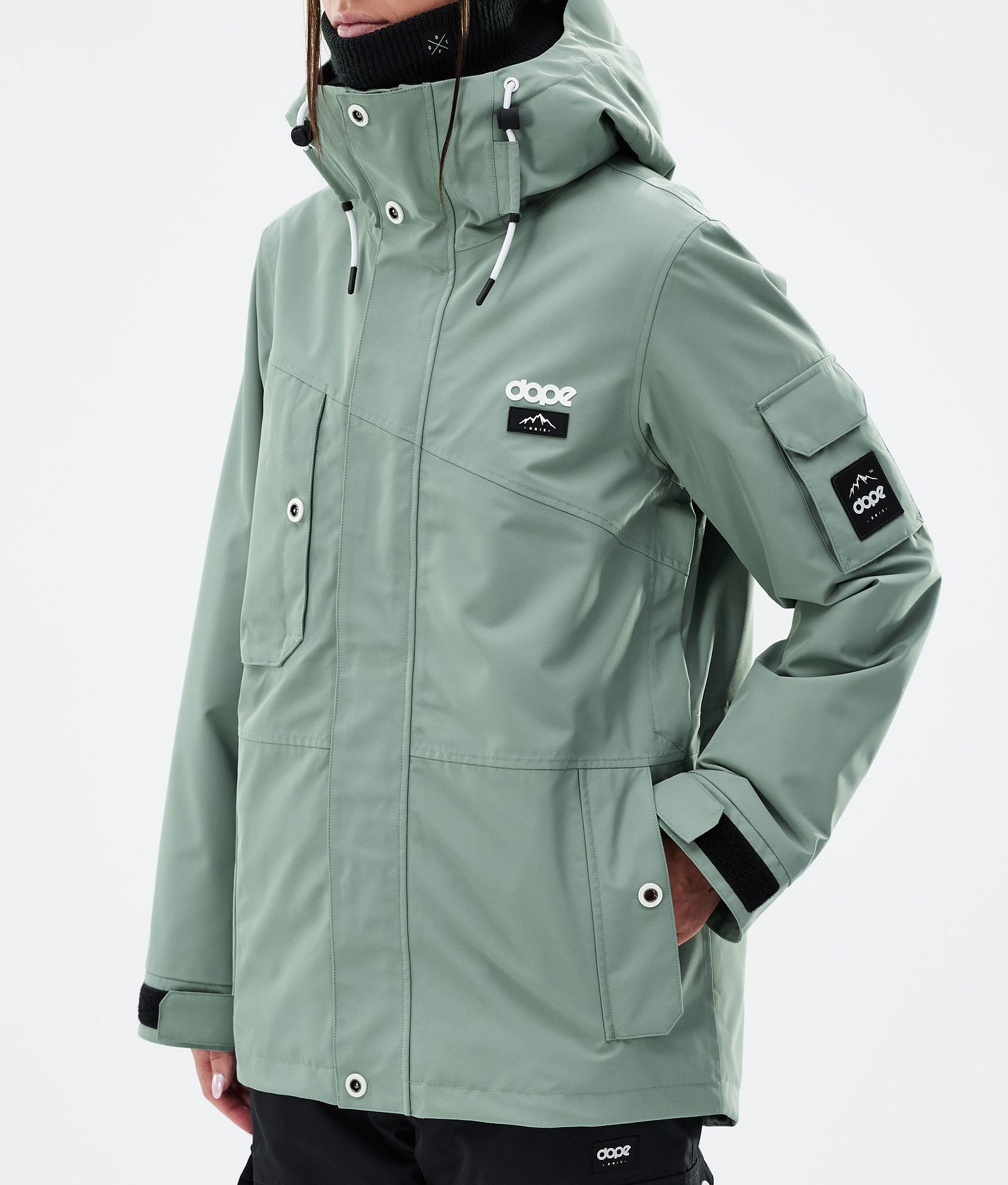 Adept W Snowboardjacke Damen Faded Green, Bild 7 von 9