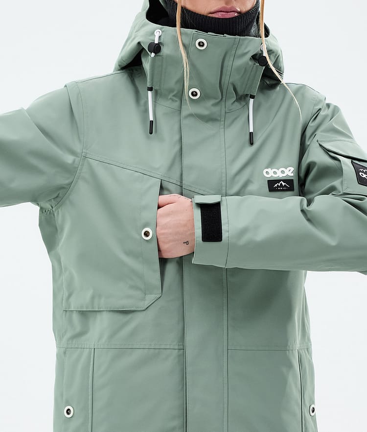 Adept W Chaqueta Snowboard Mujer Faded Green, Imagen 8 de 9