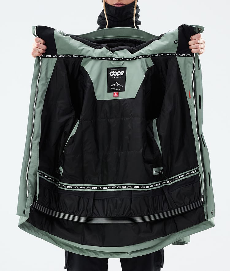Adept W Chaqueta Snowboard Mujer Faded Green, Imagen 9 de 9