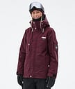 Adept W Ski jas Dames Burgundy