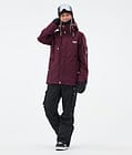 Adept W Snowboard jas Dames Burgundy, Afbeelding 3 van 10