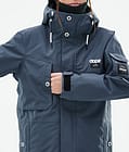 Adept W Snowboardjakke Dame Metal Blue Renewed, Billede 8 af 9