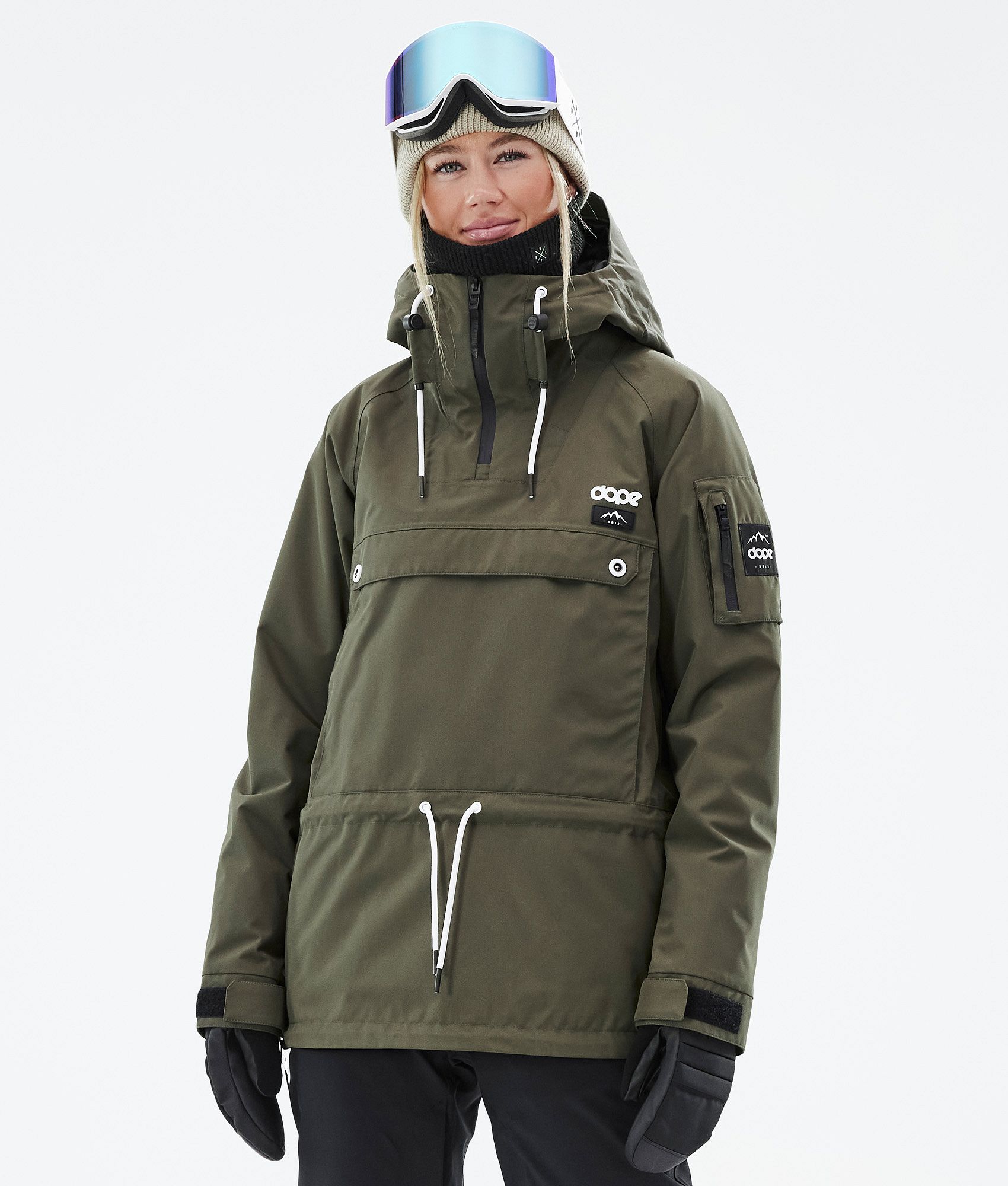 Womens olive clearance green ski jacket