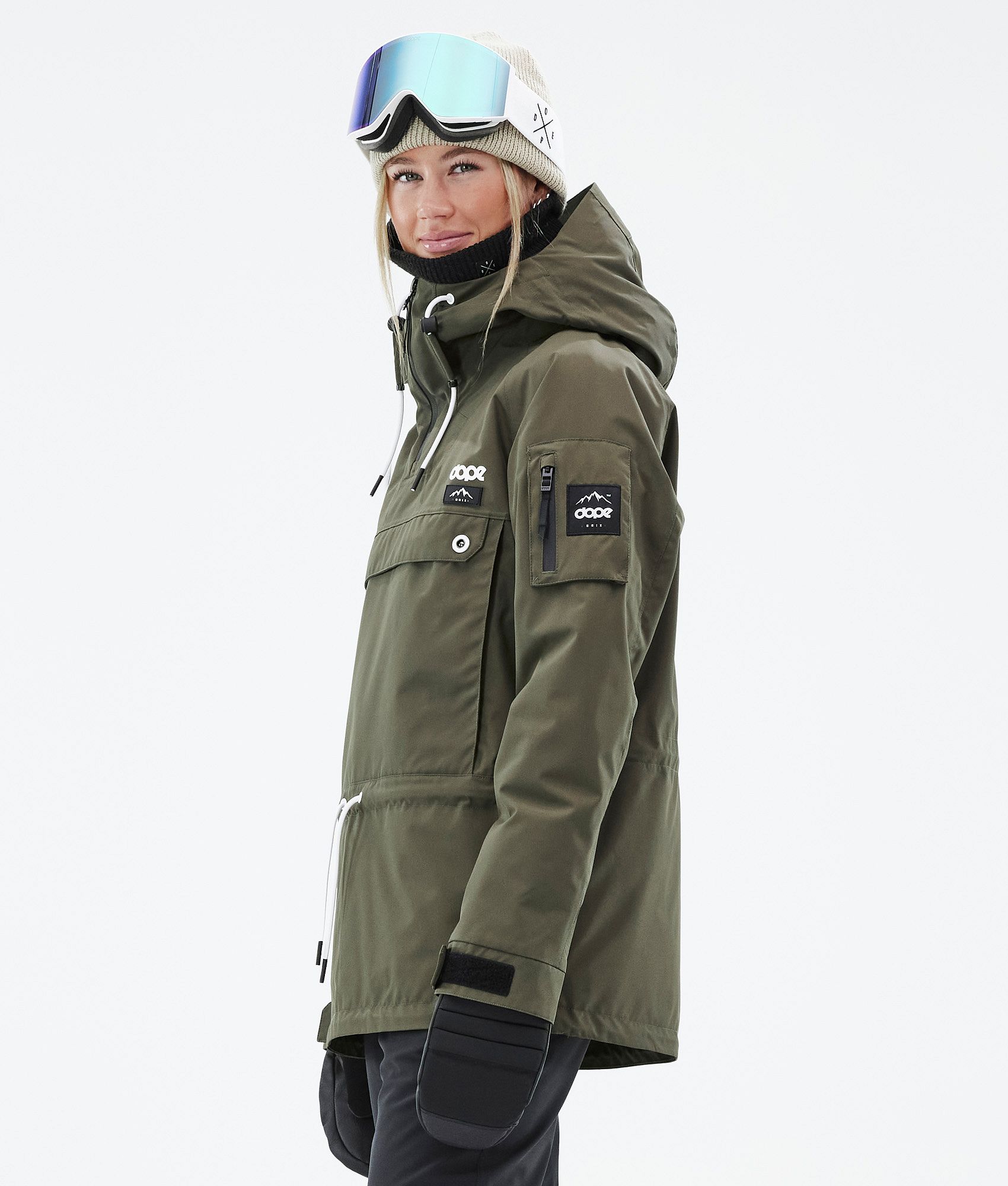 Dope Annok W Women s Snowboard Jacket Olive Green