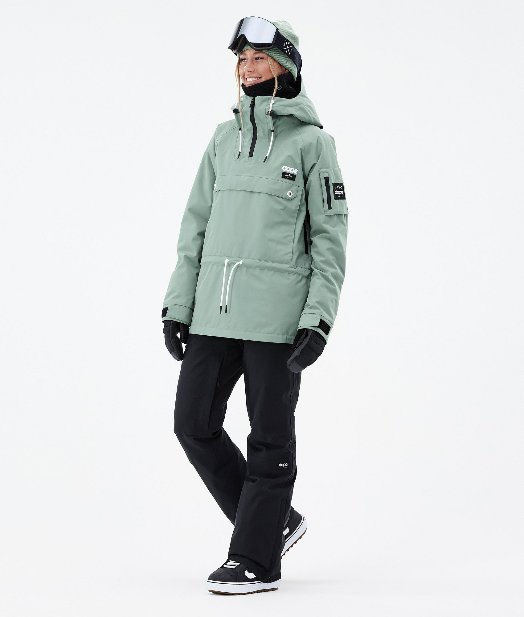 Dope Annok W Women's Snowboard Jacket Faded Green