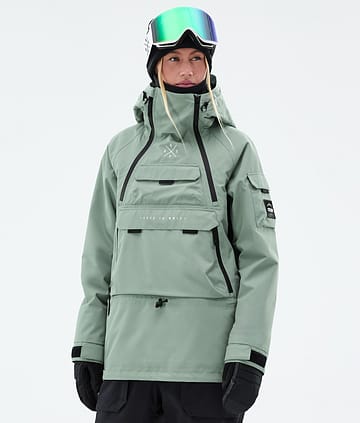 Dope Snow Akin W Snowboard Jacket Women Faded Green
