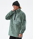 Pile 2022 Sweat Polaire Homme Faded Green