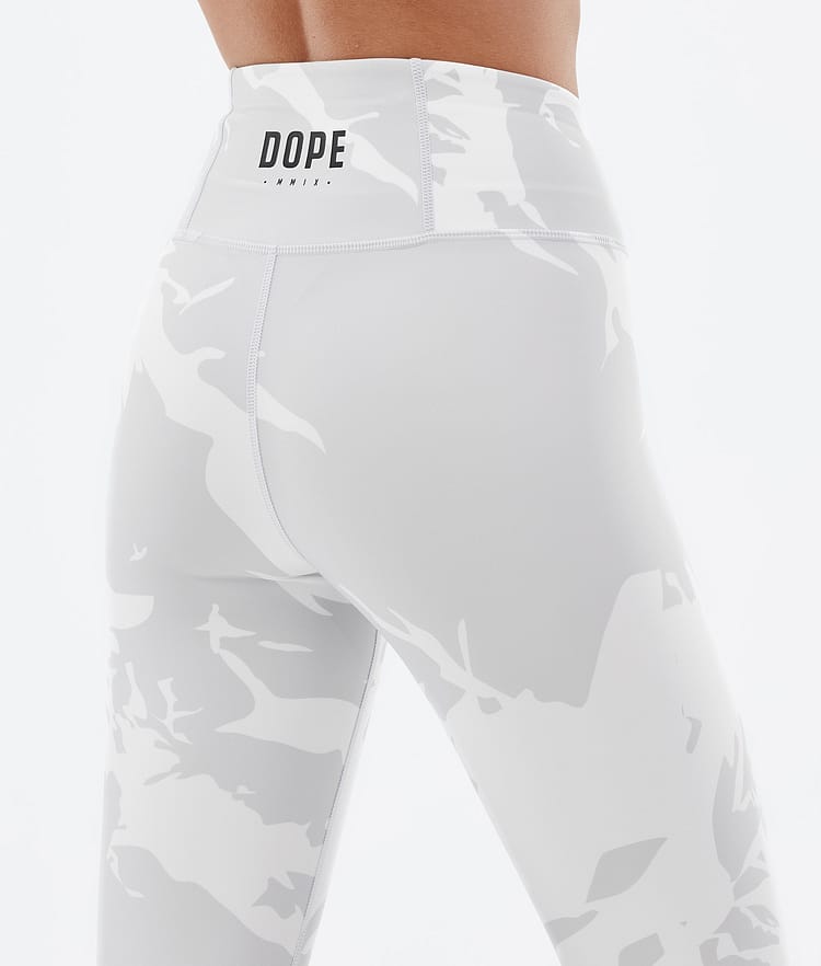 Snuggle W 2022 Baselayer tights Dame 2X-Up Grey Camo, Billede 6 af 7