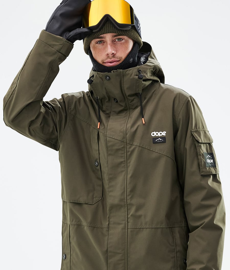 PLANKS X Woodsy 'yeah Baby' Ski Jacket (Army Green) Men - Alpinstore