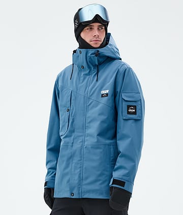 Dope Snow Adept Snowboard Jacket Men Blue Steel