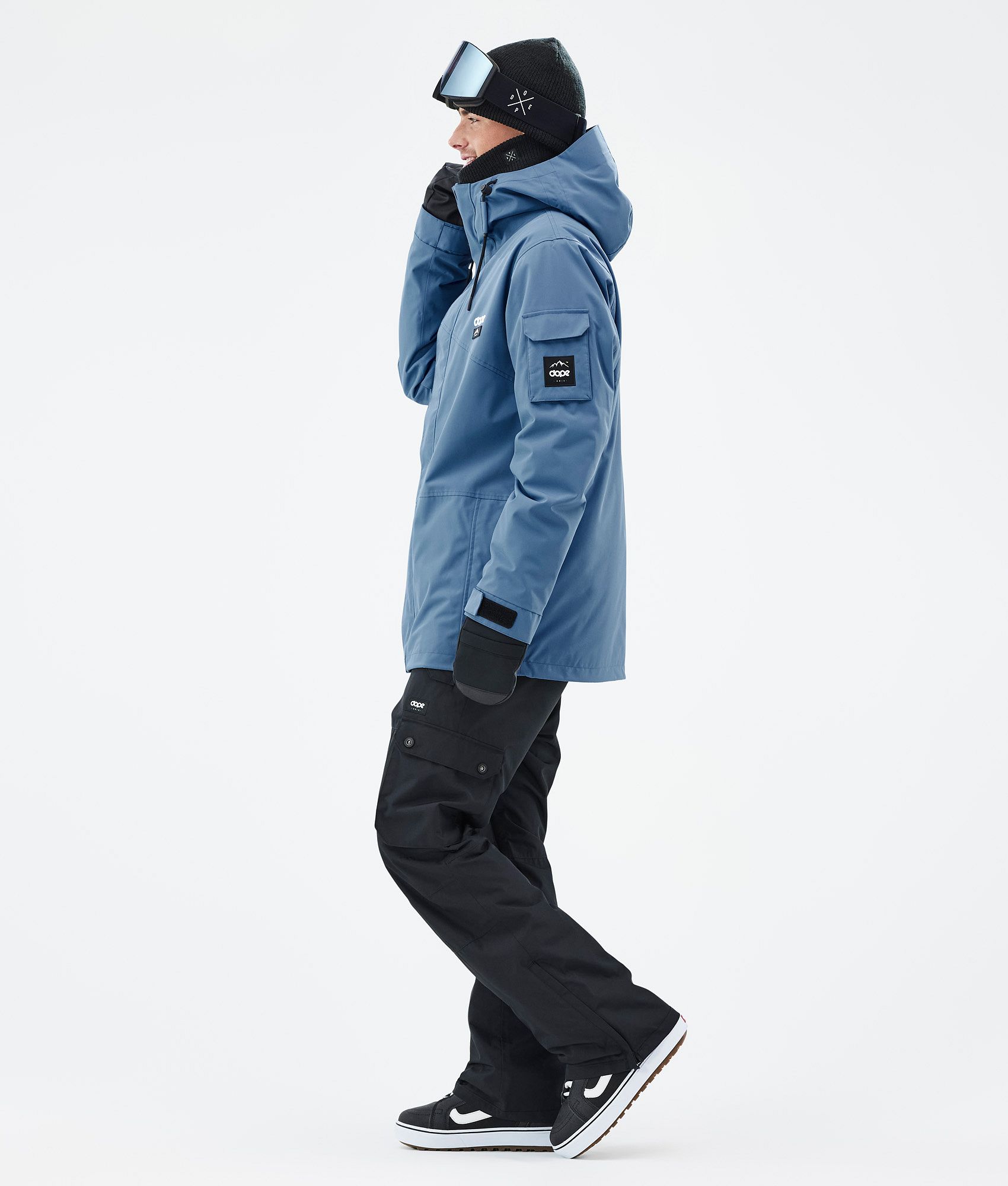 Dope Adept Snowboard Jacket Men Blue Steel | Dopesnow CA