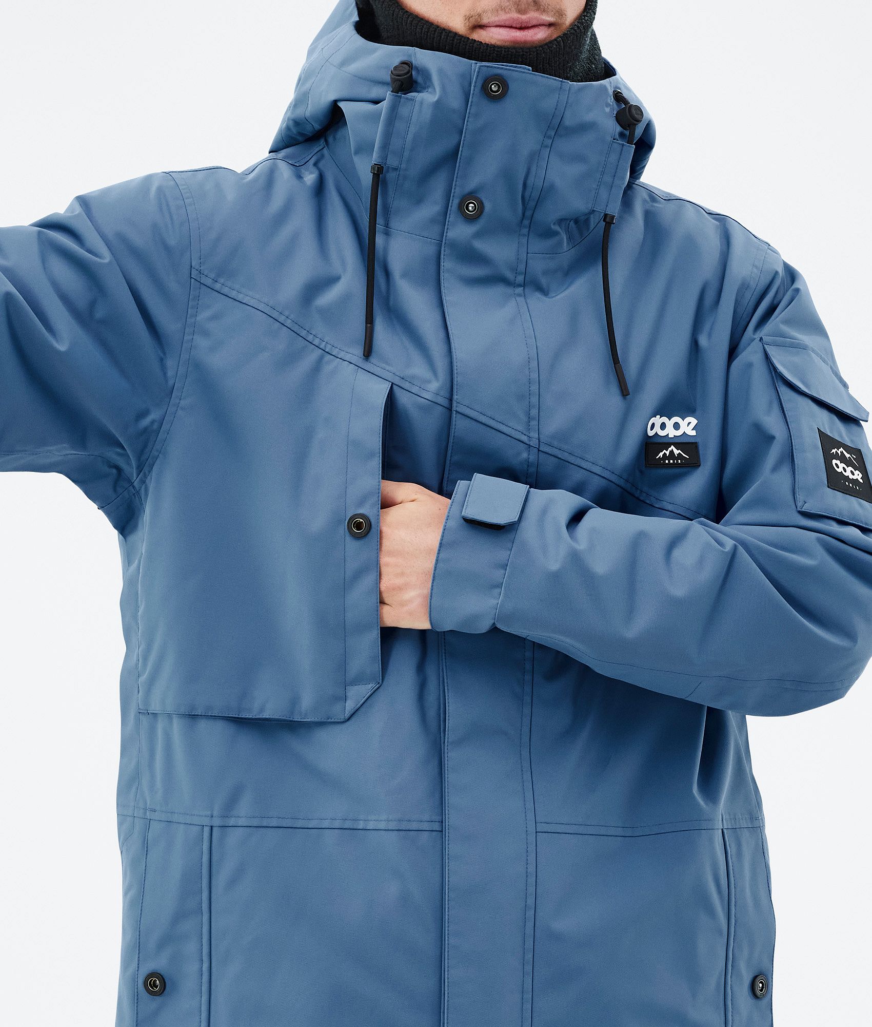 Dope Adept Snowboard Jacket Men Blue Steel | Dopesnow CA