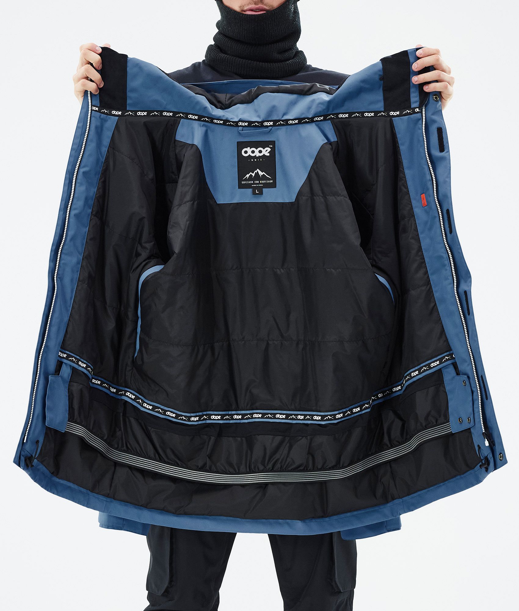 Dope Adept Snowboard Jacket Men Blue Steel | Dopesnow.com