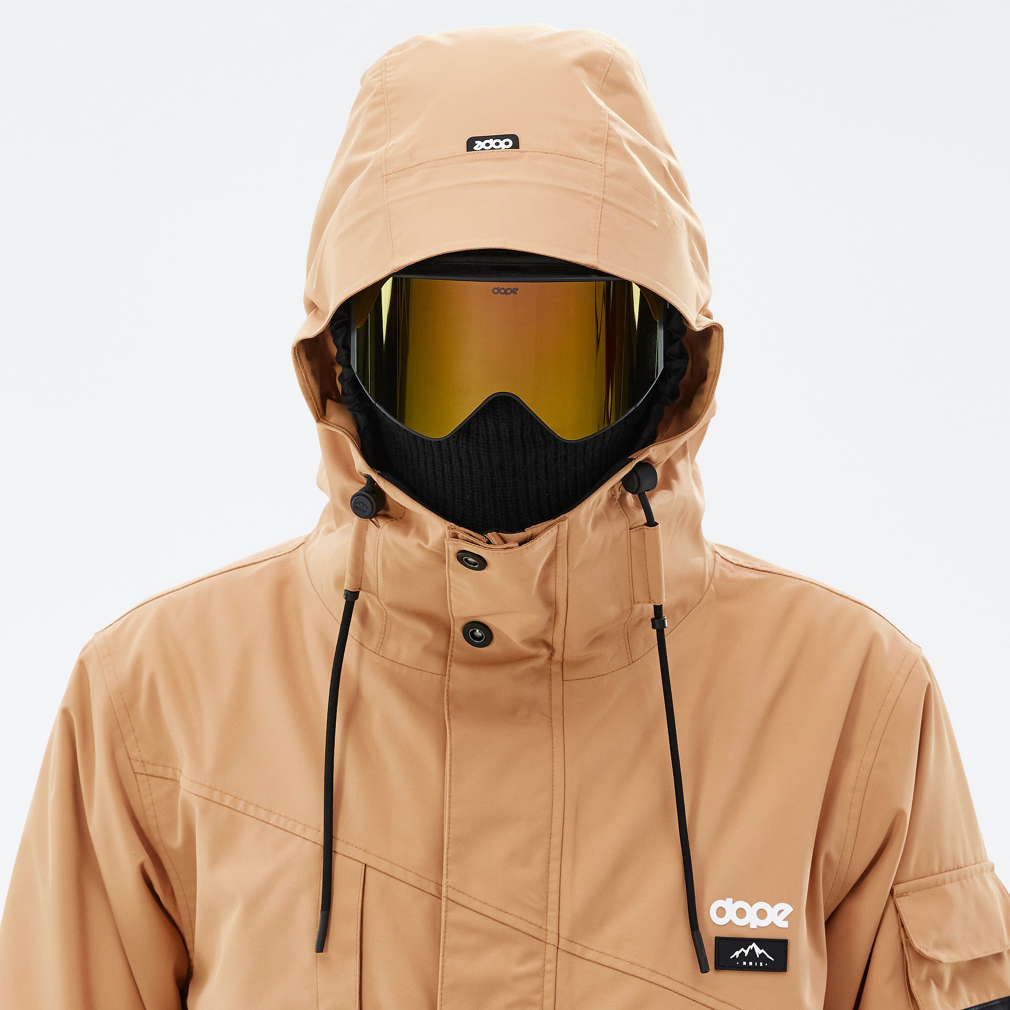 Dope Adept Ski Jacket Men Khaki Yellow | Dopesnow.com