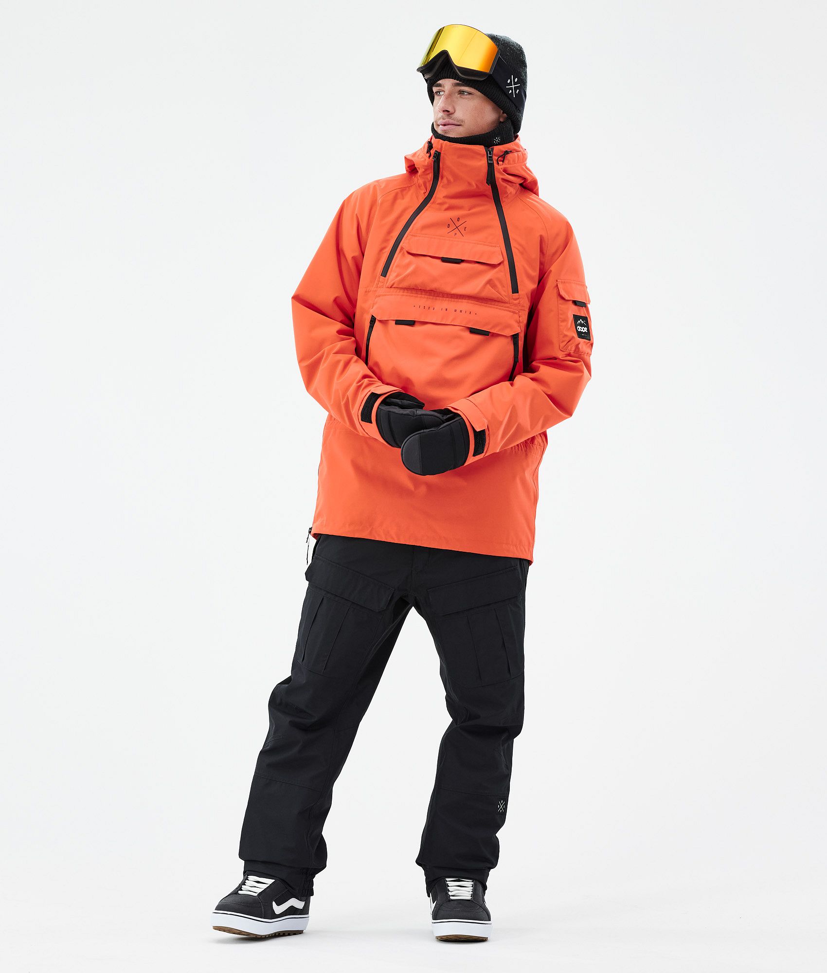 Mens orange store snowboard jacket