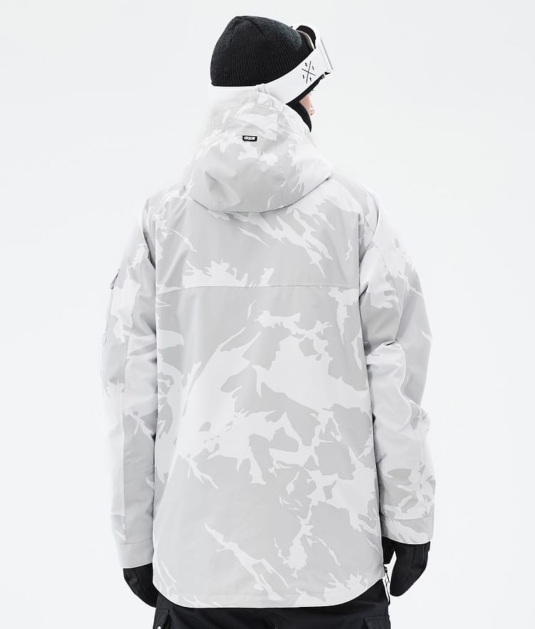 Akin Snowboard Jacket Men Grey Camo, Image 7 of 8
