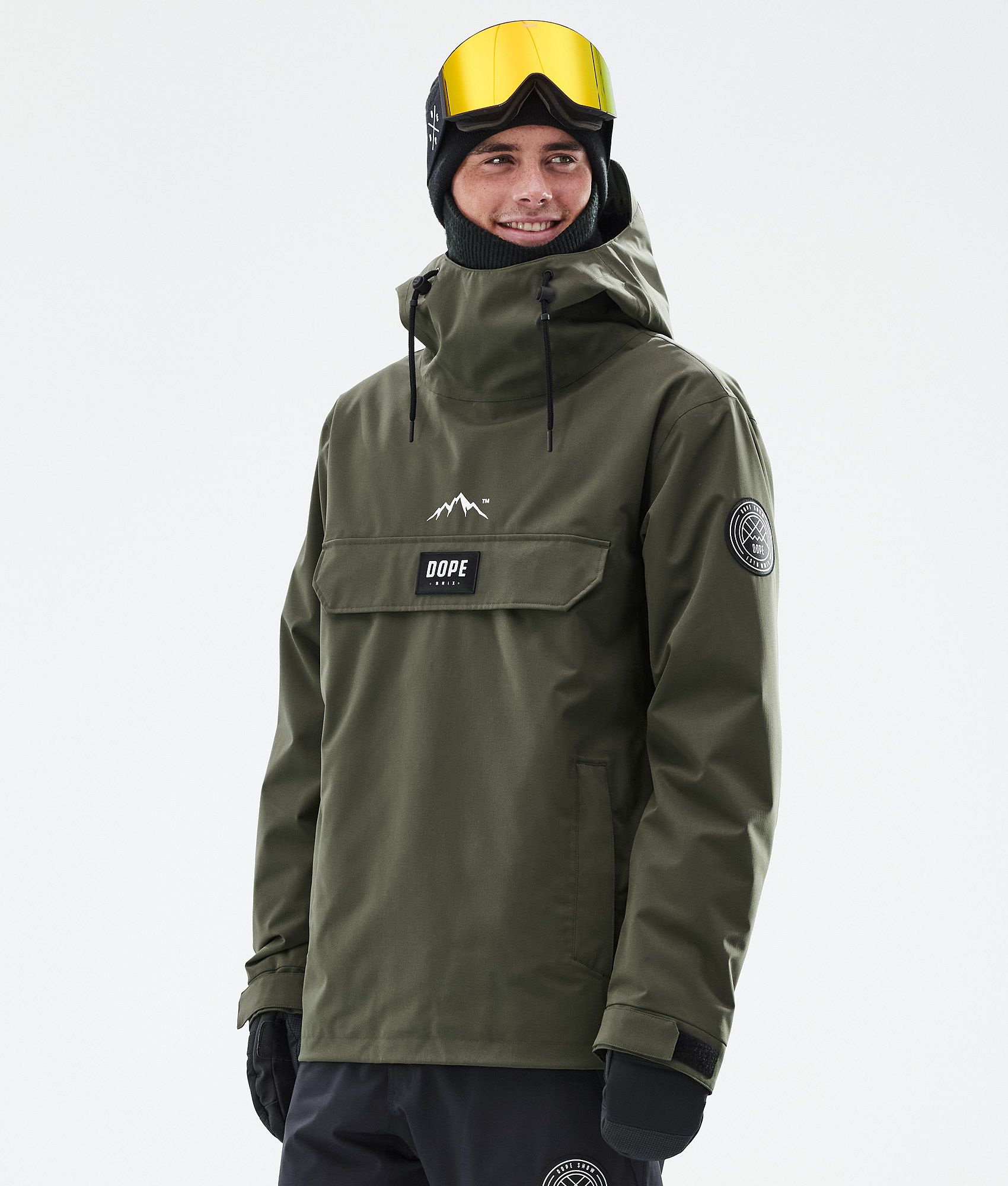 Dope Blizzard Snowboard Jacket Men Olive Green Dopesnow CA