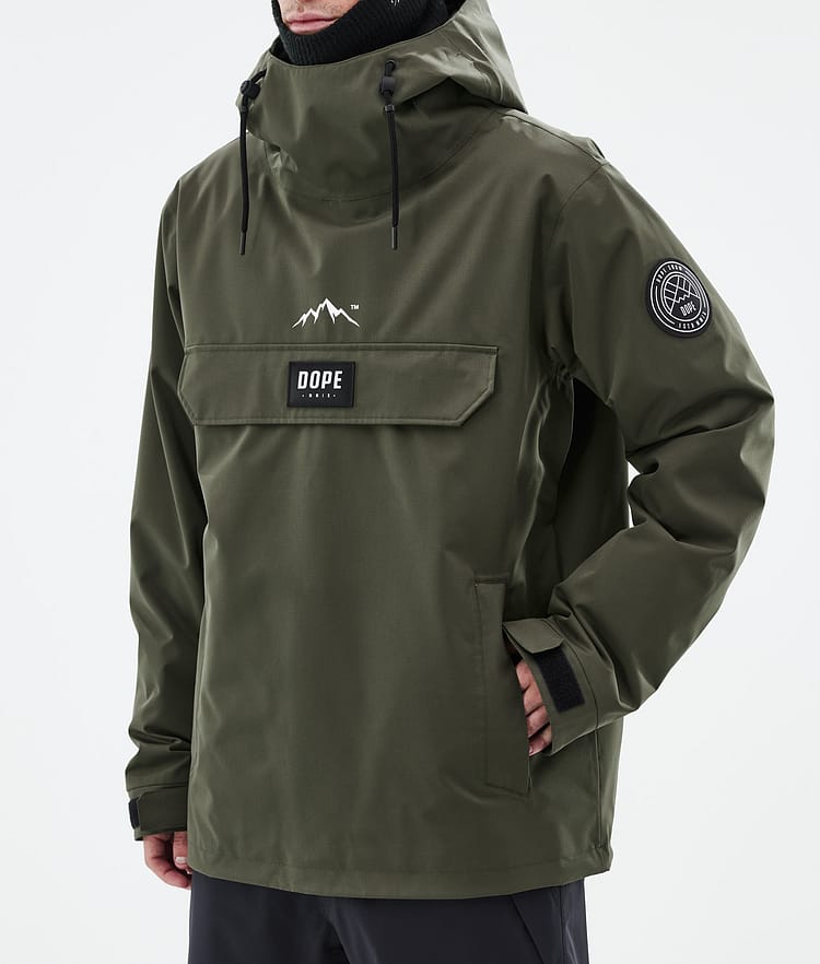 Blizzard Veste Snowboard Homme Olive Green, Image 7 sur 8