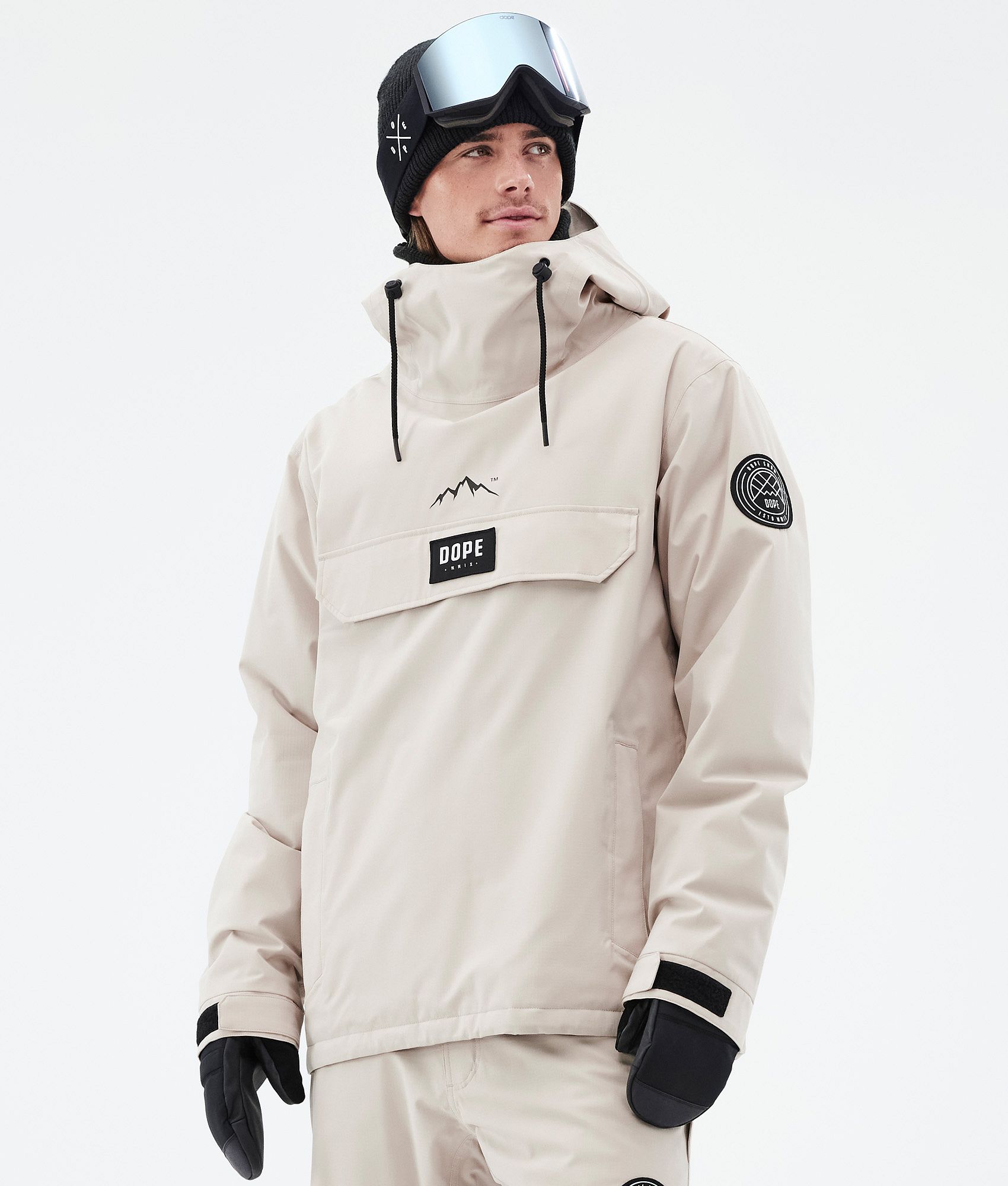 Dope Blizzard Men s Snowboard Jacket Sand