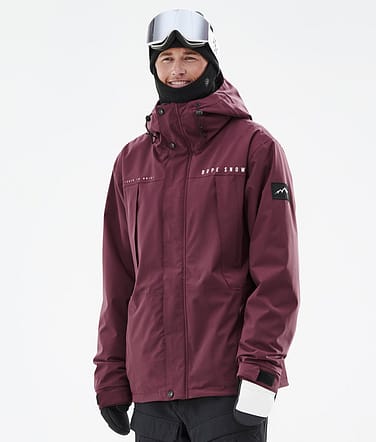 Ranger Kurtka Snowboardowa Mężczyźni Burgundy