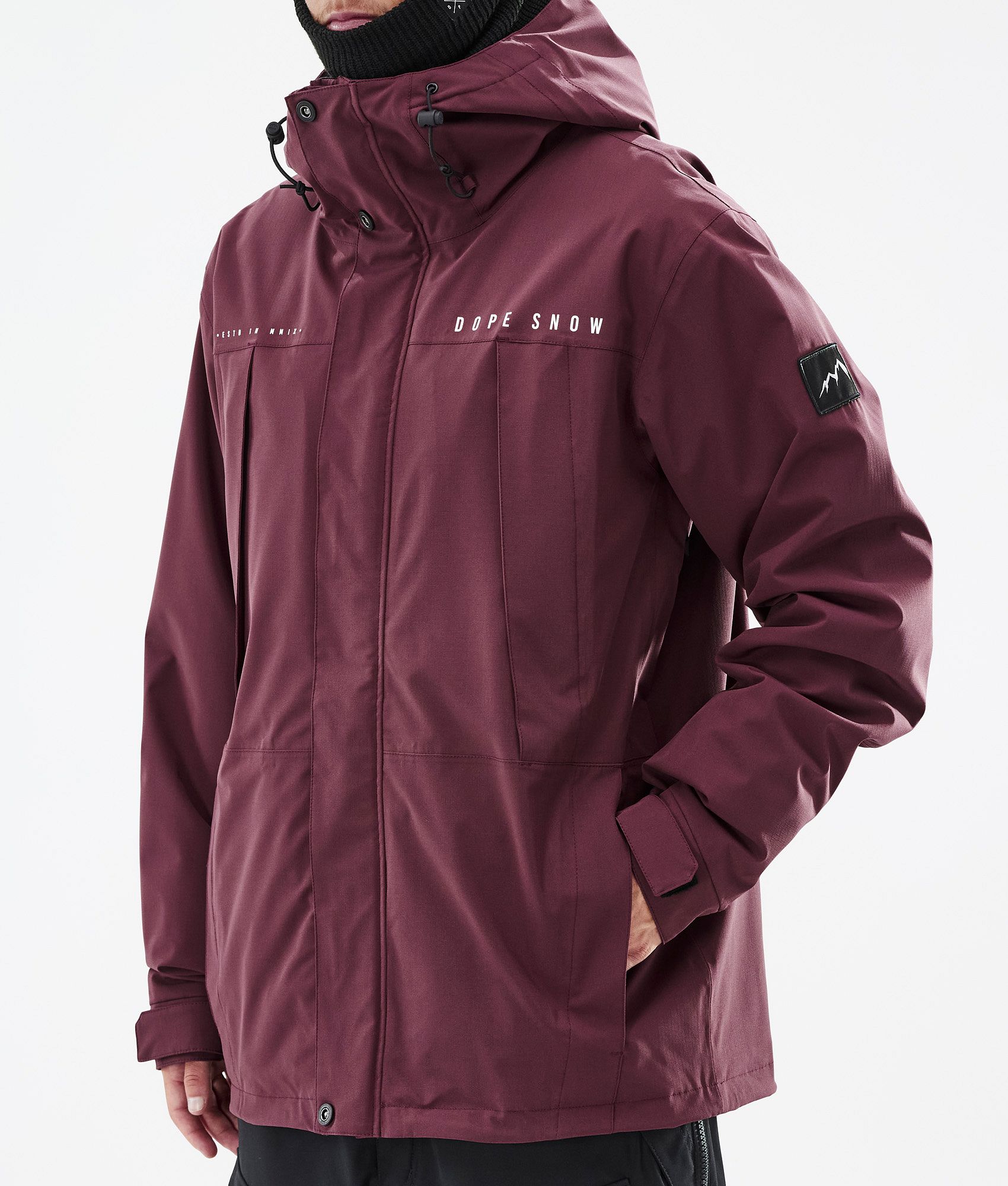 Burgundy sale snow jacket