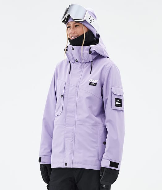 Adept W Skijacke Damen Faded Violet