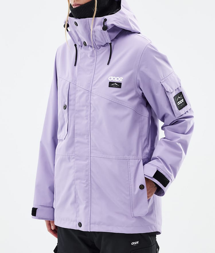 Adept W Snowboard Jacket Women Faded Violet, Image 8 of 10