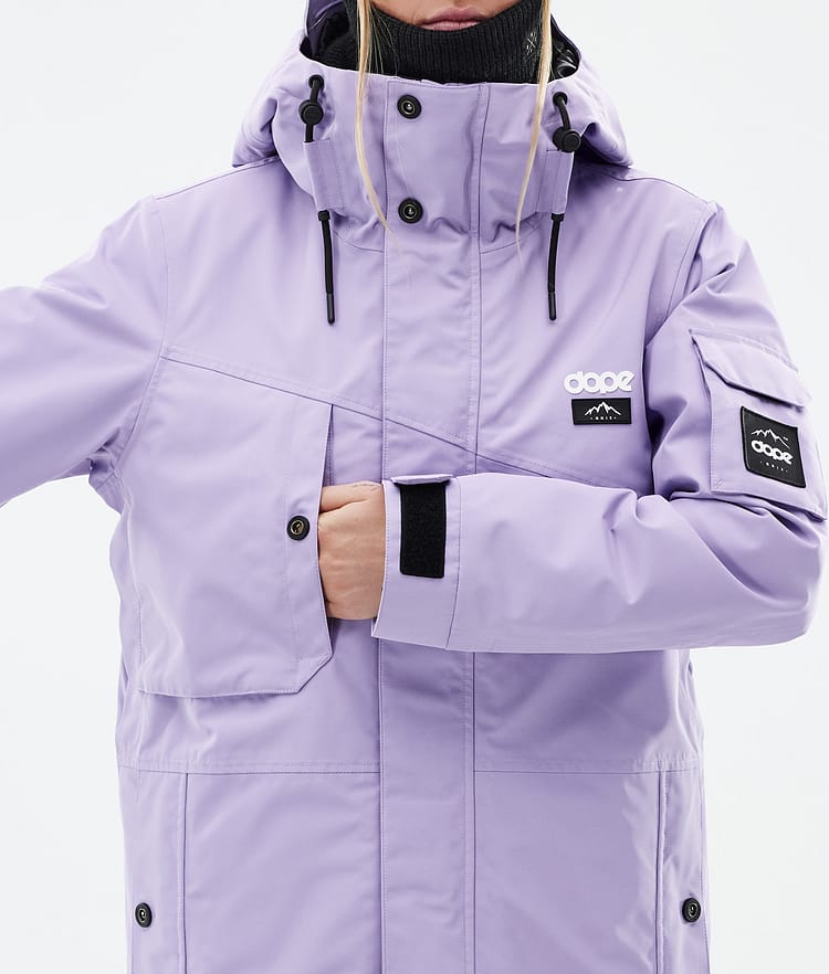 Adept W Snowboardjakke Dame Faded Violet, Billede 9 af 10