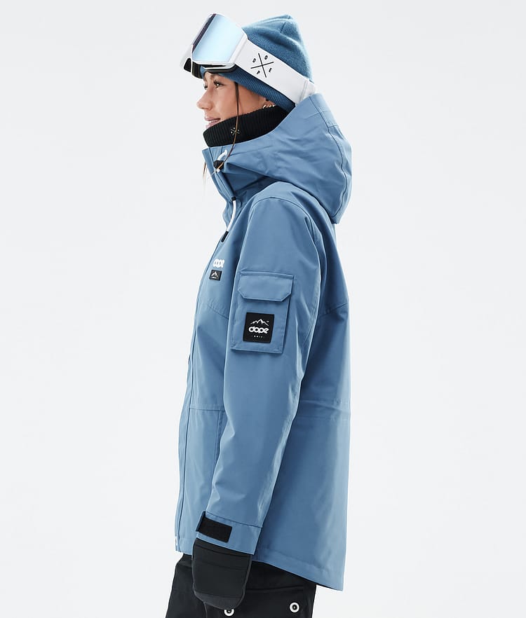 Adept W Ski Jacket Women Blue Steel, Image 5 of 9