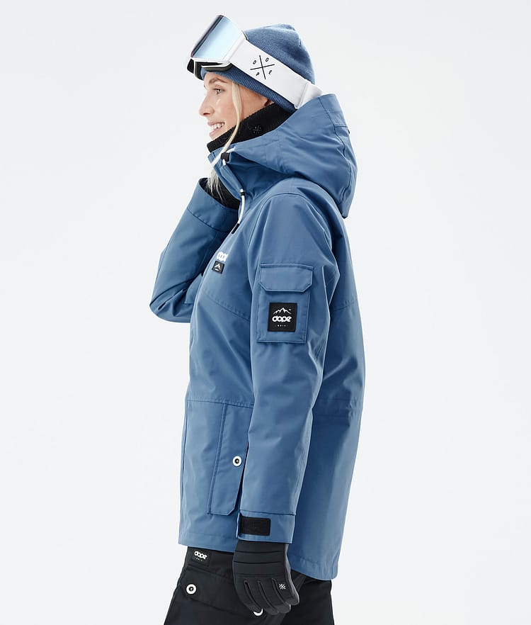 Adept W Snowboard Jacket Women Blue Steel, Image 6 of 9