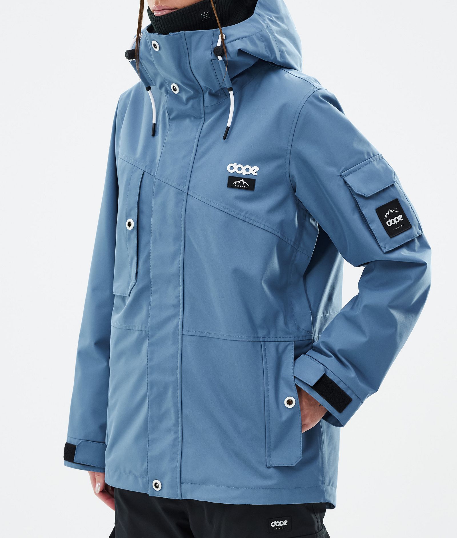 Adept W Ski Jacket Women Blue Steel, Image 7 of 9