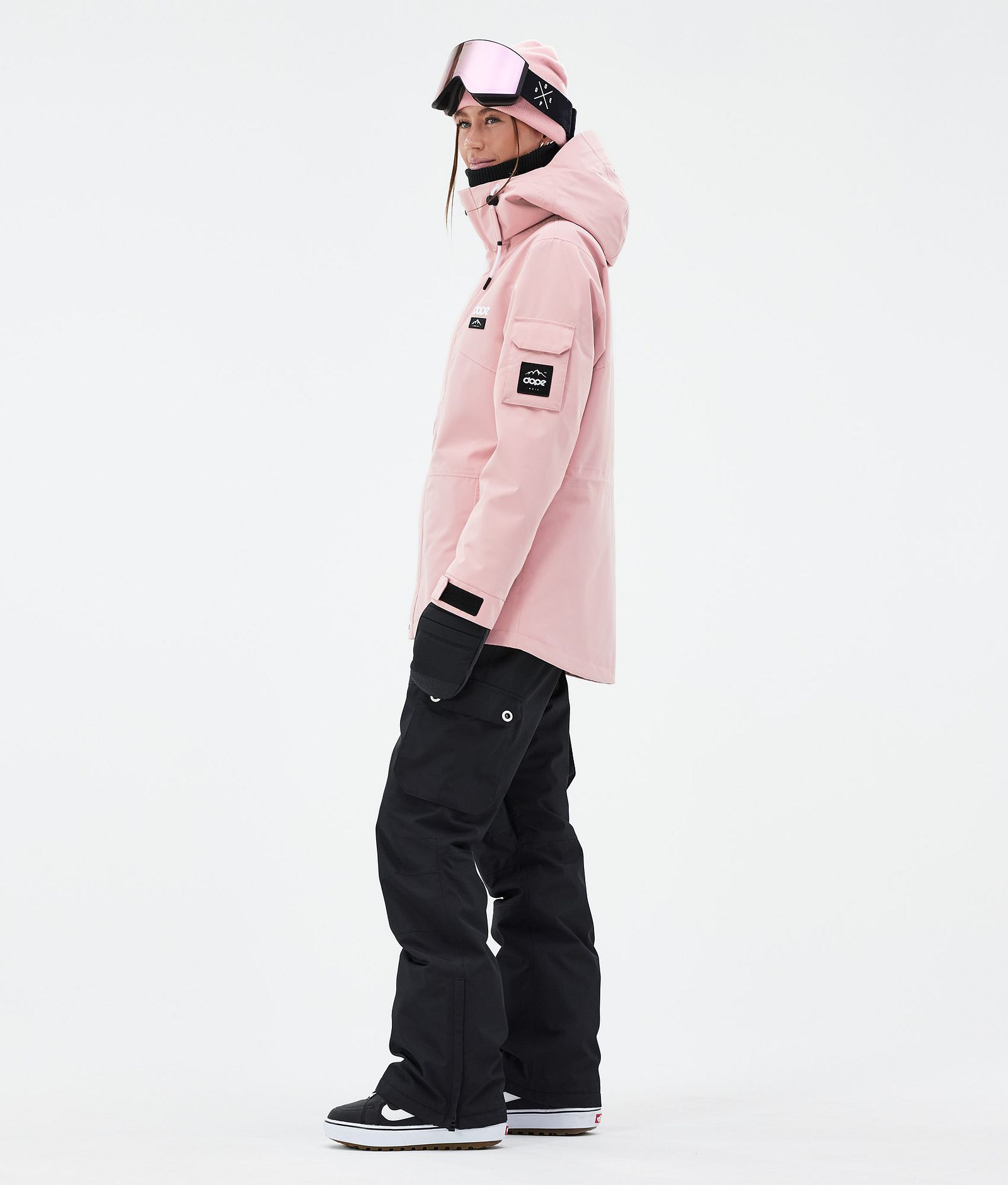 Adept W Snowboardjakke Dame Soft Pink, Billede 3 af 9