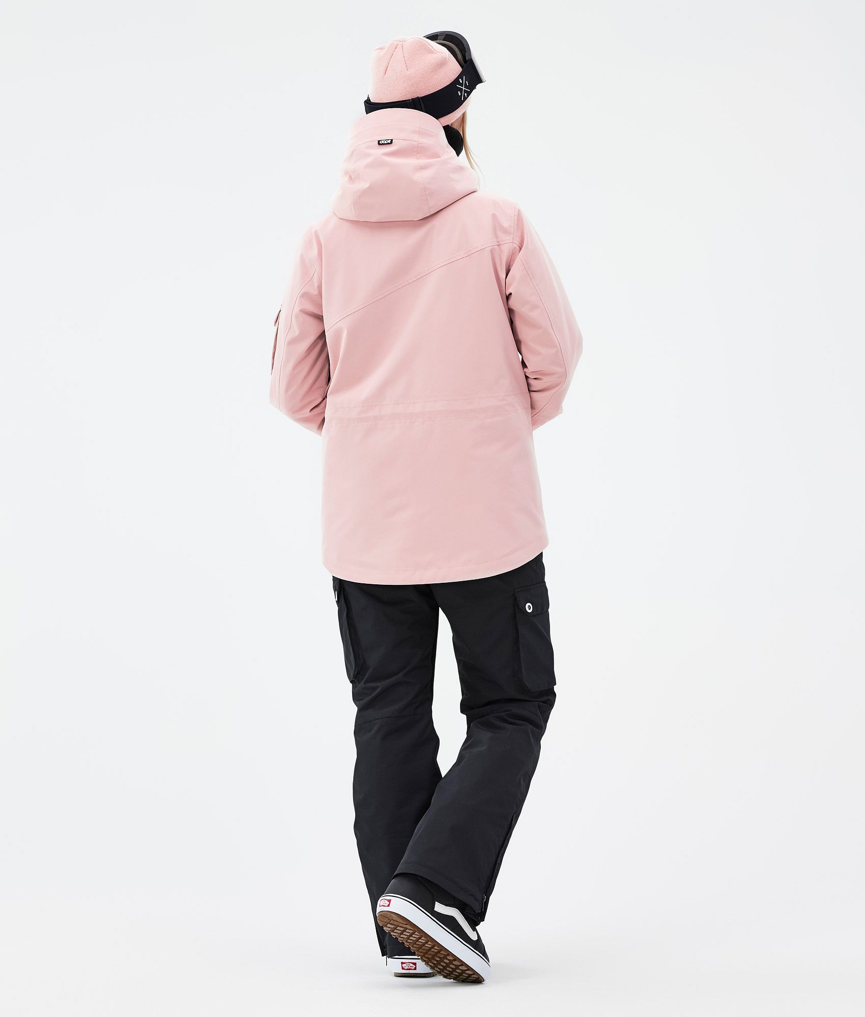 Buy Pristine Baby Pink Georgette Partywear Jacket-Style-Suit | Inddus.com