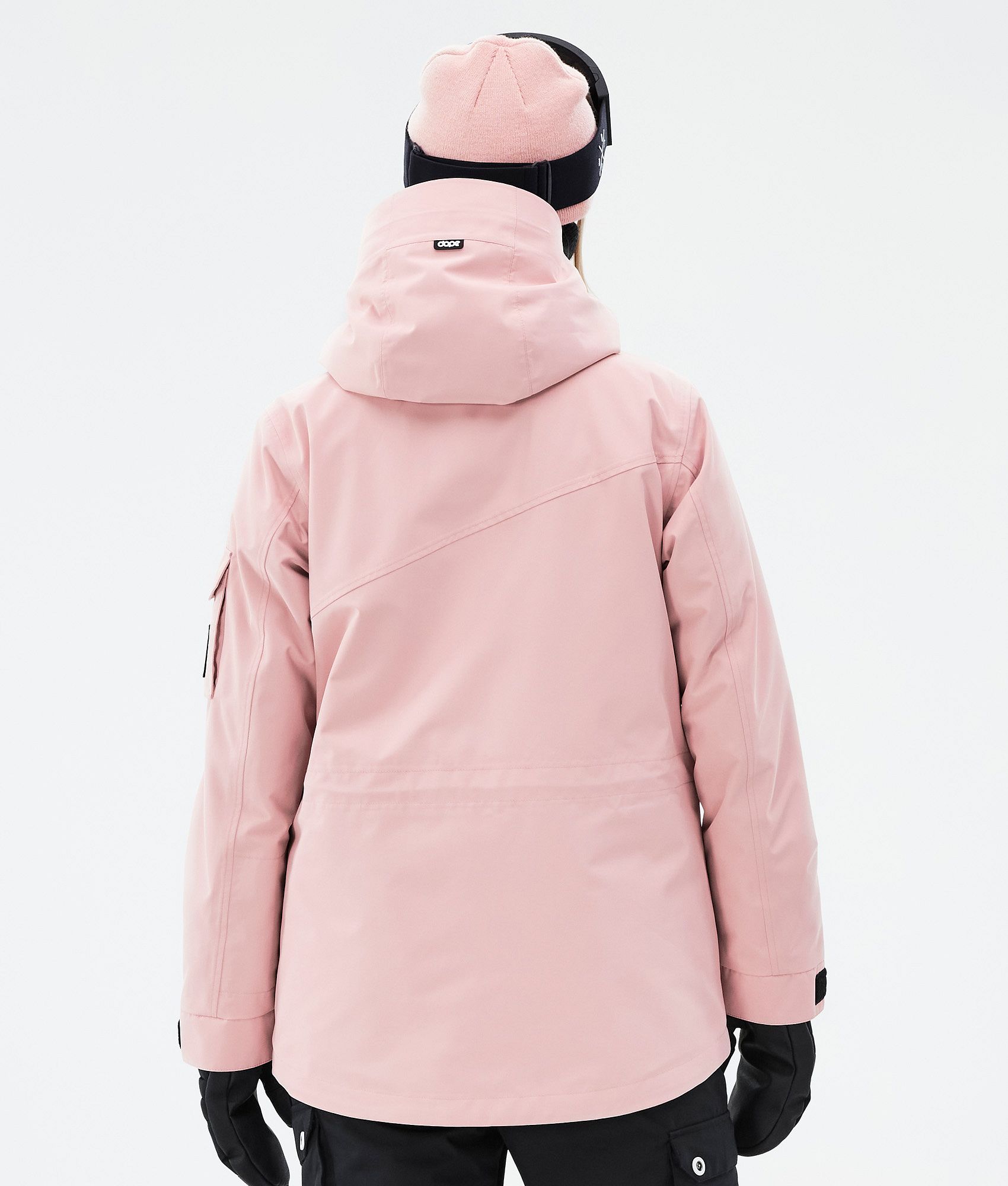 Light pink shop snow jacket