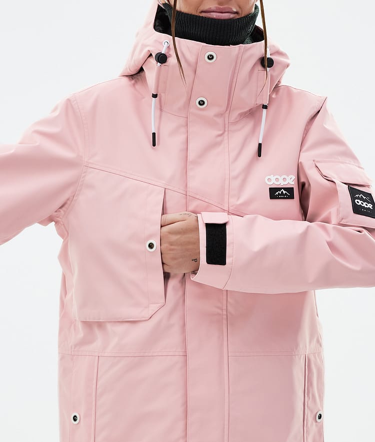 Adept W Snowboardjakke Dame Soft Pink, Billede 8 af 9