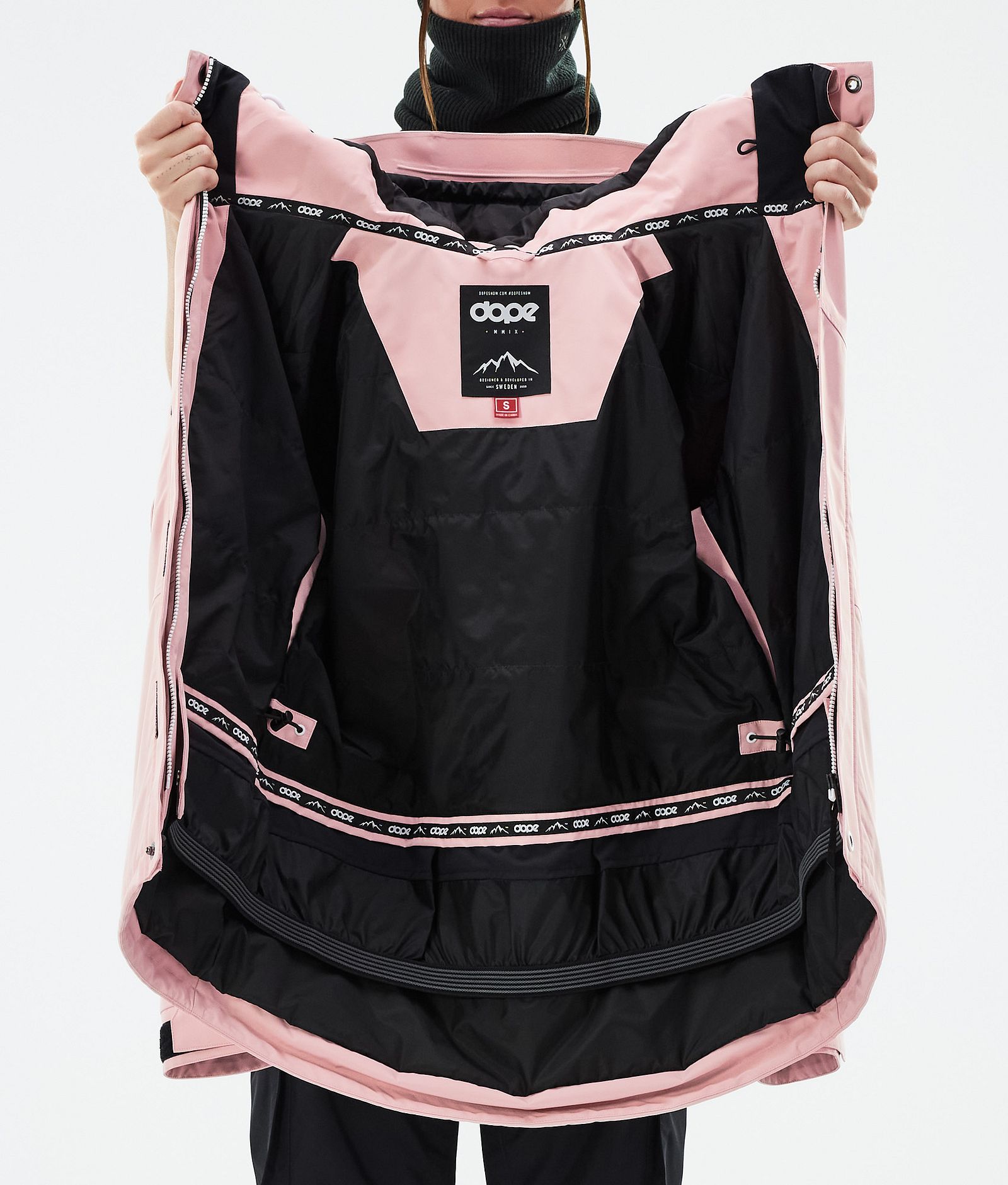 Adept W Snowboardjakke Dame Soft Pink Renewed, Billede 9 af 9