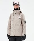 Adept W Snowboardjakke Dame Sand, Billede 1 af 10